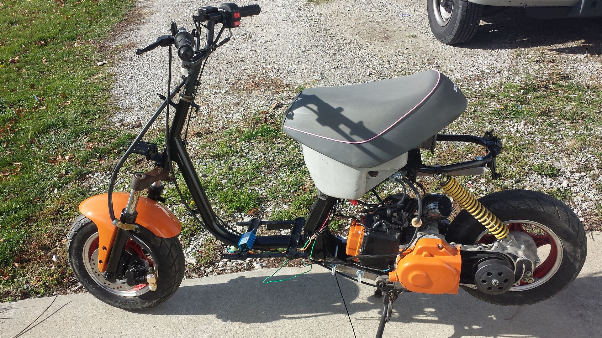 Elite E 83cc GY6 drag scooter - Honda Spree and Elite 50 Forums